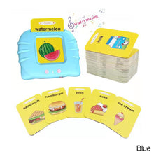 Load image into Gallery viewer, Kids Electronic Cognitive Cards Talking Flashcards Audio Educational Electronic Cognitive Card Learn English Words Montessori Toys Game for Kids Baby
