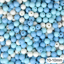 Load image into Gallery viewer, Cream Beads High Quality Acrylic Beads 100Pcs Round Candy Smooth Loose Beads Ball Jewelry Bracelet Making DIY
