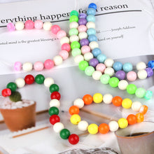Load image into Gallery viewer, Cream Beads High Quality Acrylic Beads 100Pcs Round Candy Smooth Loose Beads Ball Jewelry Bracelet Making DIY
