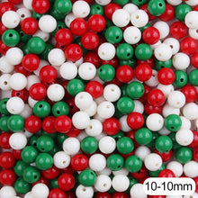 Load image into Gallery viewer, Cream Beads High Quality Acrylic Beads 100Pcs Round Candy Smooth Loose Beads Ball Jewelry Bracelet Making DIY
