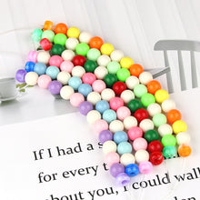 Load image into Gallery viewer, Cream Beads High Quality Acrylic Beads 100Pcs Round Candy Smooth Loose Beads Ball Jewelry Bracelet Making DIY
