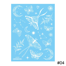 Load image into Gallery viewer, Small Fresh White Butterfly Tattoo Stickers Waterproof Long Lasting Temporary Body Art Tattoo Stickers for Women
