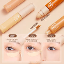 Load image into Gallery viewer, Double-head Concealer Cover Spots Acne Marks Waterproof Sweatproof Long Lasting Concealer Facial Makeup Cosmetics
