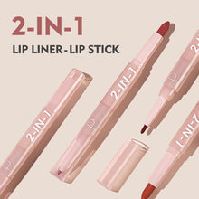 Load image into Gallery viewer, 16 Colors Double Head Matte Lipstick Lipliner Non-fading Waterproof Long-lasting Nude Lipstick Women Lip Makeup Cosmetics
