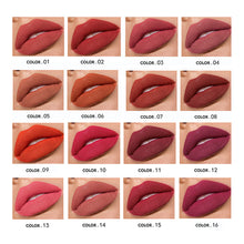 Load image into Gallery viewer, 16 Colors Double Head Matte Lipstick Lipliner Non-fading Waterproof Long-lasting Nude Lipstick Women Lip Makeup Cosmetics

