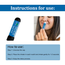 Load image into Gallery viewer, Breathe Nasal Inhaler Slimming Lose Weight Nasal Stick Body Slimming Detox Mint Nose Cooling Stick Refreshing Body Nasal Inhaler
