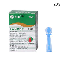 Load image into Gallery viewer, 50pcs 28g Disposable Peripheral Blood Sampling Needle Blood Sampling Needle of Blood Glucose Meter Blood Lancet Dedicated
