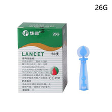 Load image into Gallery viewer, 50pcs 28g Disposable Peripheral Blood Sampling Needle Blood Sampling Needle of Blood Glucose Meter Blood Lancet Dedicated
