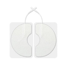Load image into Gallery viewer, 2mm Plug Non-woven Fabric Reusable Breast Patch Self Adhesive Electrode Pads Conductive Gel Body Physiotherapy Massage Electrodes
