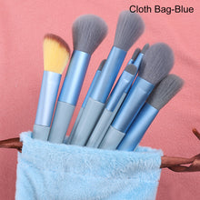 Load image into Gallery viewer, 13pcs Four Seasons Green Makeup Brush Set Portable Soft Powder Concealer Blusher Brush Eye Shadow Brush Beauty Tools
