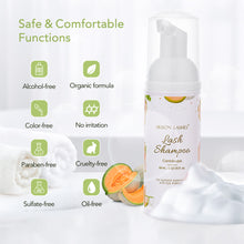 Load image into Gallery viewer, Eyelash Extension Shampoo with Brush Eyelash Cleaning Mousse Kit Eyelashes Lifting Cleaning Foam Makeup Glue Remover Tools
