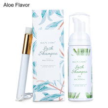 Load image into Gallery viewer, Eyelash Extension Shampoo Kit Eyelashes Barbados Aloe Eyelash Cleaning Cleaning Mousse Foam Makeup Glue Remover Tools with Brush
