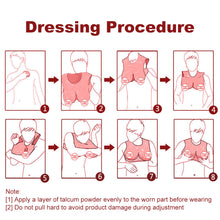 Load image into Gallery viewer, Cotton Breast Forms Fake Falsies Artificial Boobs for Mastectomy Crossdresser Transvestite Sissy Drag Queen Cosplay Cross-dressing
