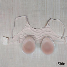 Load image into Gallery viewer, A-E Cup Drop-shaped False Breast with Underwear Suit Cross-dressing Silicone False Breast Vest Underwear False Breast
