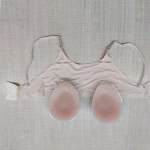 Load image into Gallery viewer, A-E Cup Drop-shaped False Breast with Underwear Suit Cross-dressing Silicone False Breast Vest Underwear False Breast
