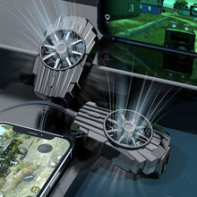 Load image into Gallery viewer, Universal Mini Mobile Phone Cooling Fan Radiator Turbo Hurricane Game Cooler Cell Phone Cool Heat Sink For IPhone/Samsung/Xiaomi
