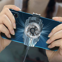 Load image into Gallery viewer, Universal Mini Mobile Phone Cooling Fan Radiator Turbo Hurricane Game Cooler Cell Phone Cool Heat Sink For IPhone/Samsung/Xiaomi
