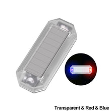 Load image into Gallery viewer, Solar Car LED Warning Light Night Ride Tail Light Anti-rear Strobe Light for Motorcycle Electric Vehicle Bicycle
