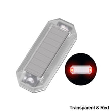 Load image into Gallery viewer, Solar Car LED Warning Light Night Ride Tail Light Anti-rear Strobe Light for Motorcycle Electric Vehicle Bicycle
