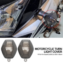 Load image into Gallery viewer, 2Pcs Motorcycle Turn Signal Housing Turn Light Cover Indicator Light Lens Fit For For Suzuki DL650 DL1000 V-Strom
