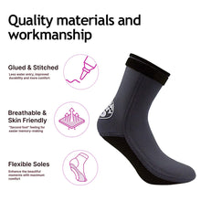 Load image into Gallery viewer, 3MM Thick Anti-Slip Anti-Cold Anti-Cut Diving Socks Swimming Beach Play Beach Socks Swimming Socks
