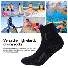 Load image into Gallery viewer, 3MM Thick Anti-Slip Anti-Cold Anti-Cut Diving Socks Swimming Beach Play Beach Socks Swimming Socks
