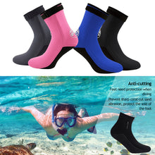 Load image into Gallery viewer, 3MM Thick Anti-Slip Anti-Cold Anti-Cut Diving Socks Swimming Beach Play Beach Socks Swimming Socks
