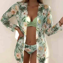 Load image into Gallery viewer, Three-Point Low Waist Gathering Style Bikini Suit Sexy Small Fresh Style Swimsuit Set-2PCS
