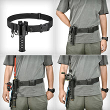 Load image into Gallery viewer, Portable Multi-Functional Fishing Rod Belt Support Waist Hanging Rod Barrel Fixer Fishing Tackle Hanging Buckle
