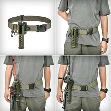 Load image into Gallery viewer, Portable Multi-Functional Fishing Rod Belt Support Waist Hanging Rod Barrel Fixer Fishing Tackle Hanging Buckle
