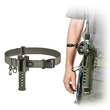 Load image into Gallery viewer, Portable Multi-Functional Fishing Rod Belt Support Waist Hanging Rod Barrel Fixer Fishing Tackle Hanging Buckle
