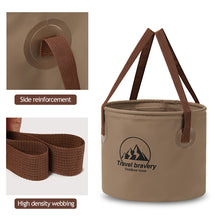 Load image into Gallery viewer, Portable Outdoor Foldable Bucket Travel Camping Fishing Car Wash Bucket Multifunctional Storage Bucket 10L/20L

