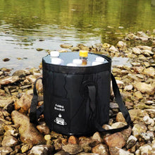 Load image into Gallery viewer, Pvc Folding Outdoor Bucket Portable Fishing Bucket Car Wash Bucket Camping Bucket Large Capacity Small Volume 10L/20L
