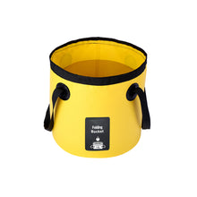 Load image into Gallery viewer, Pvc Folding Outdoor Bucket Portable Fishing Bucket Car Wash Bucket Camping Bucket Large Capacity Small Volume 10L/20L
