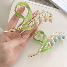 Load image into Gallery viewer, Bell Orchid Flower Hairpin Fashion Temperamental Flower Alloy Hair Clip Headdress Hair Accessories for Women
