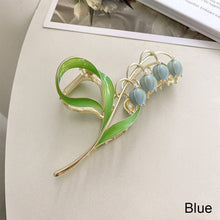 Load image into Gallery viewer, Bell Orchid Flower Hairpin Fashion Temperamental Flower Alloy Hair Clip Headdress Hair Accessories for Women
