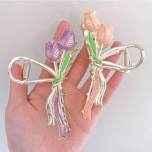 Load image into Gallery viewer, Tulip Bouquet Hairpin Alloy Simple Hair Clip Fashion Creative Headwear Hair Accessories for Women

