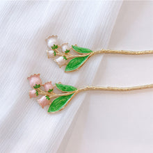 Load image into Gallery viewer, Elegant Bell Orchid Flower Hairpin Alloy Tulip Flower Hair Clasp Fashion Temperamental Headwear Hair Accessories
