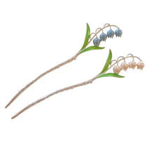 Load image into Gallery viewer, Elegant Bell Orchid Flower Hairpin Alloy Tulip Flower Hair Clasp Fashion Temperamental Headwear Hair Accessories
