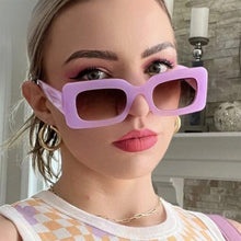 Load image into Gallery viewer, Retro Square Small Frame Sunglasses Unpolarized Personalized Sunglasses Fashion Colorful Outdoor Sunglasses

