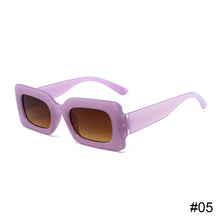 Load image into Gallery viewer, Retro Square Small Frame Sunglasses Unpolarized Personalized Sunglasses Fashion Colorful Outdoor Sunglasses
