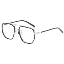 Load image into Gallery viewer, Fashion Large Frame Anti Blue Light Glasses Retro Polygonal Double Beam Glasses Comfortable Transparent Glasses For Women Men
