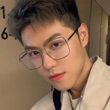Load image into Gallery viewer, Fashion Large Frame Anti Blue Light Glasses Metal Frame Glasses Lightweight Comfortable Transparent Glasses For Women Men
