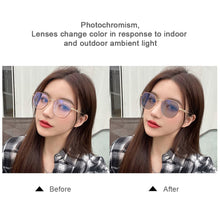Load image into Gallery viewer, Color Changing Anti Blue Light Glasses Fashion Polygonal Glasses Lightweight Comfortable Outdoor Sunglasses For Women
