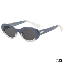 Load image into Gallery viewer, Retro Oval Frame Sunglasses Fashion Personalized Unpolarized Sunglasses Comfortable Outdoor Small Frame Sunglasses
