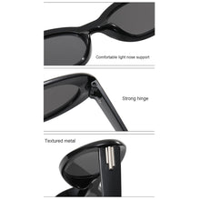 Load image into Gallery viewer, Retro Oval Frame Sunglasses Fashion Personalized Unpolarized Sunglasses Comfortable Outdoor Small Frame Sunglasses

