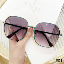Load image into Gallery viewer, Fashion Large Frame Sunglasses Comfortable Unpolarized Sunglasses UV Protection Metal Frame Outdoor Sunglasses
