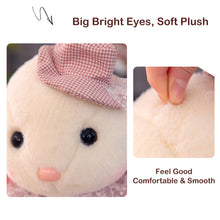 Load image into Gallery viewer, 37cm Cute Rabbit Plush Toy with Hat Dress Long Ear Soft Stuffed Bunny Doll Sleeping Toy Girls Kids Baby Plush Animal Birthday Gifts
