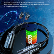 Load image into Gallery viewer, 500Hours Playback Wireless Headphones Bluetooth Earphones Sports Waterproof Headset Noise Reduction Earbuds Can Be As Power Bank
