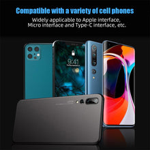 Load image into Gallery viewer, Metal 3in1 Fast Charging USB Cable for iPhone Samsung Huawei Hidden Multi Retractable Micro USB C Charger Cable Creative Gifts
